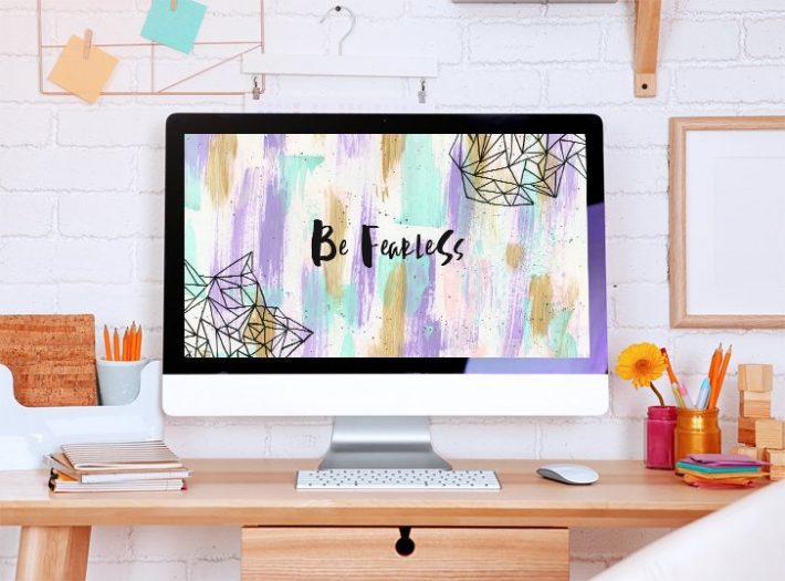 Free Abstract Art Desktop Wallpaper - Fox + Hazel Free Abstract Art Desktop Wallpaper - Fox + Hazel