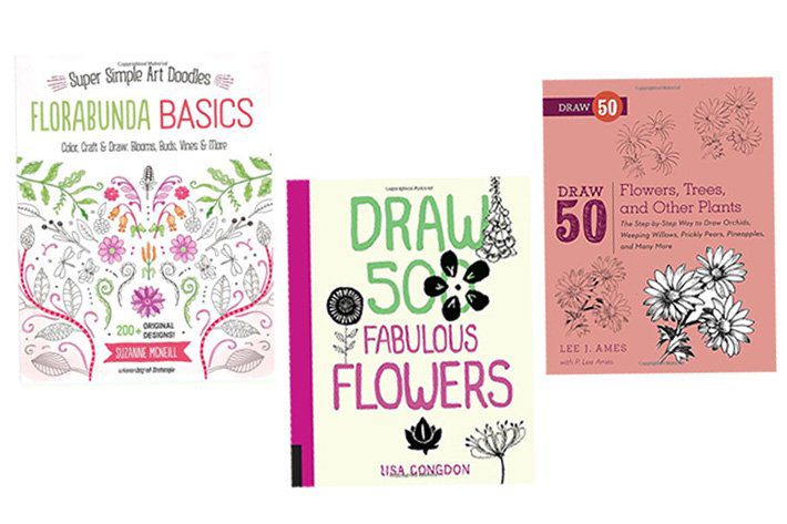 Top 12 Books You'll Need for Easy Flower Drawings - Fox + Hazel