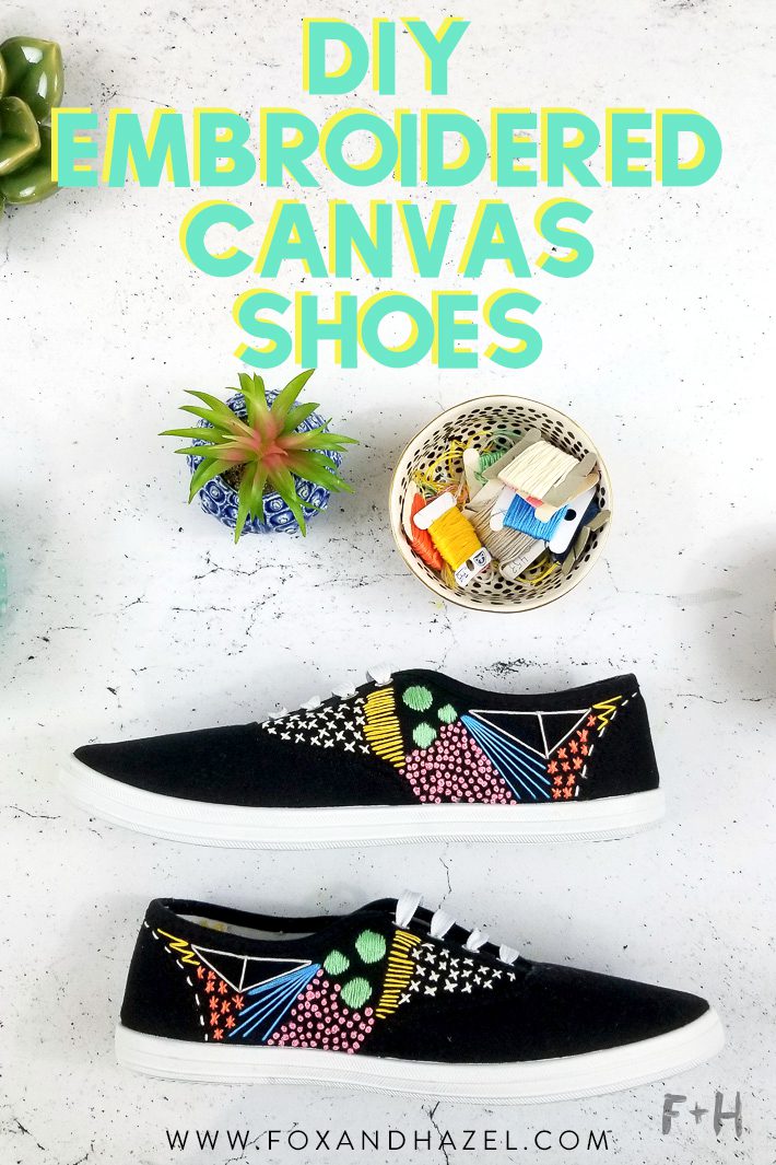 decorating canvas shoes