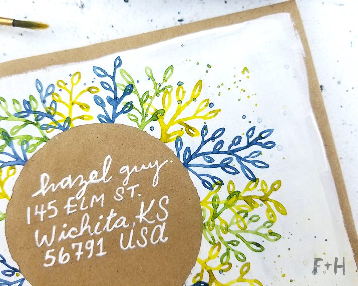 easy mail art envelope mail art tutorial